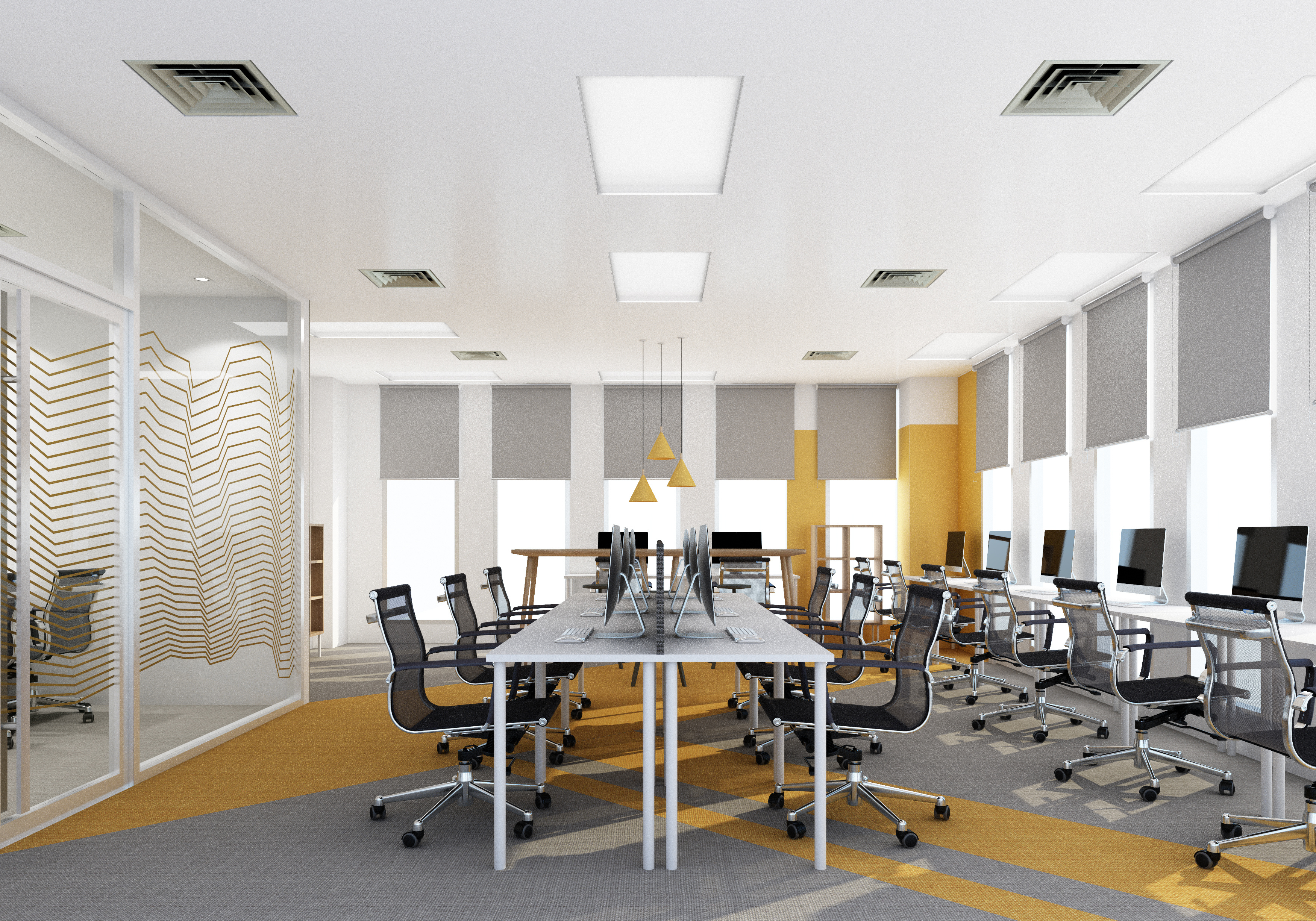 Bureau moderne aménagé - Odr renov 31